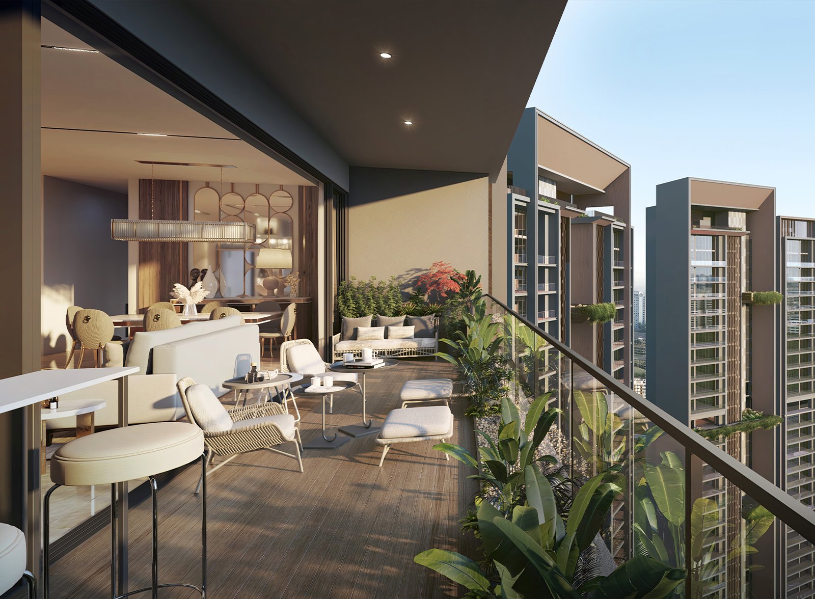 Tonino Lamborghini Residences — Private Balcony & Luxury Living
